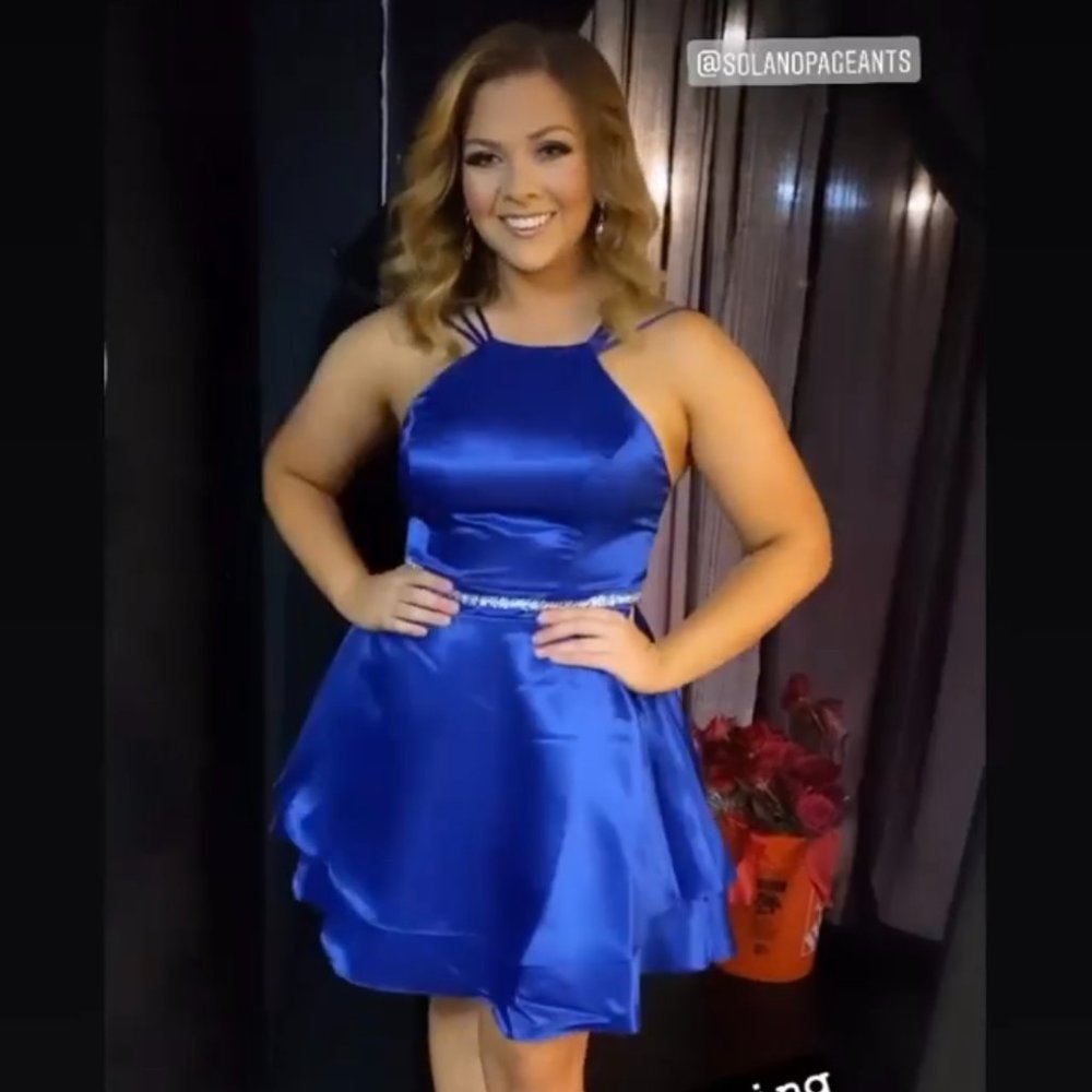 Royal Blue Party Dress